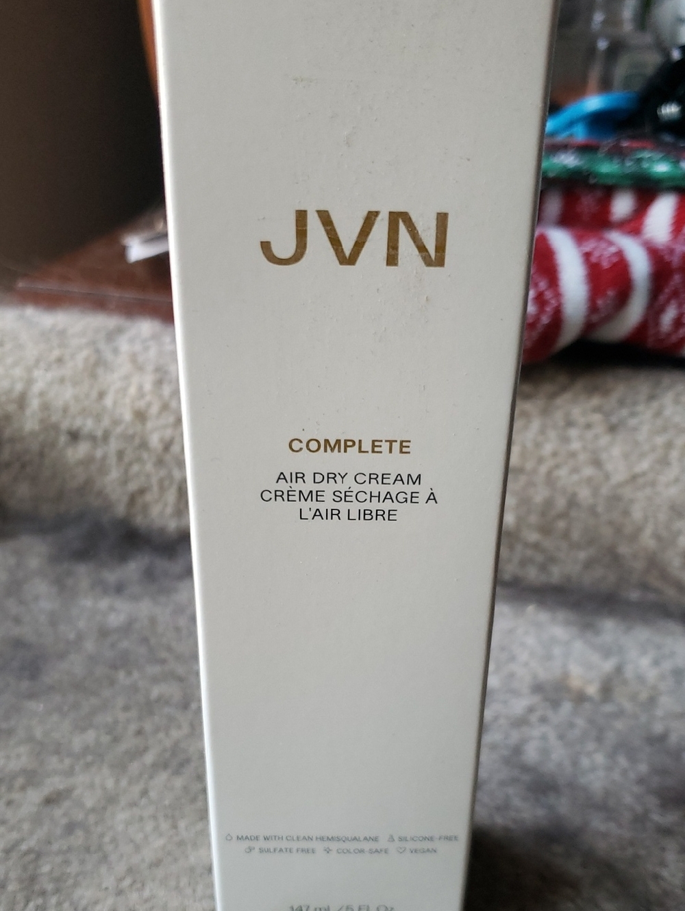 JVN Air Dry Cream – White and Gold Packaging